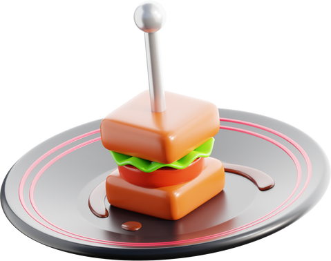 appetizer 3d icon