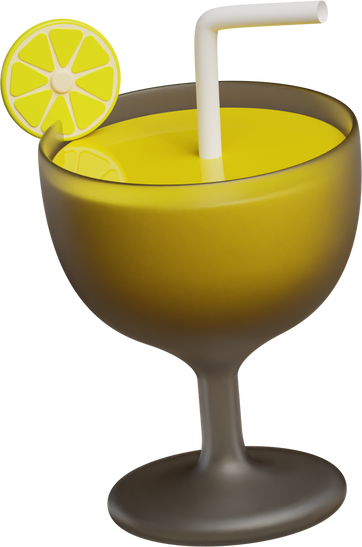 juice drink 3d illustration